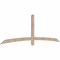 Ekena Millwork Bellingham Smooth Timber Gable Bracket, Douglas Fir, 96"W x 32"H x 1 1/2"D x 3 1/2"F, 8/12 Pitch GBW096X32X0204BEL00SDF - alternate 5